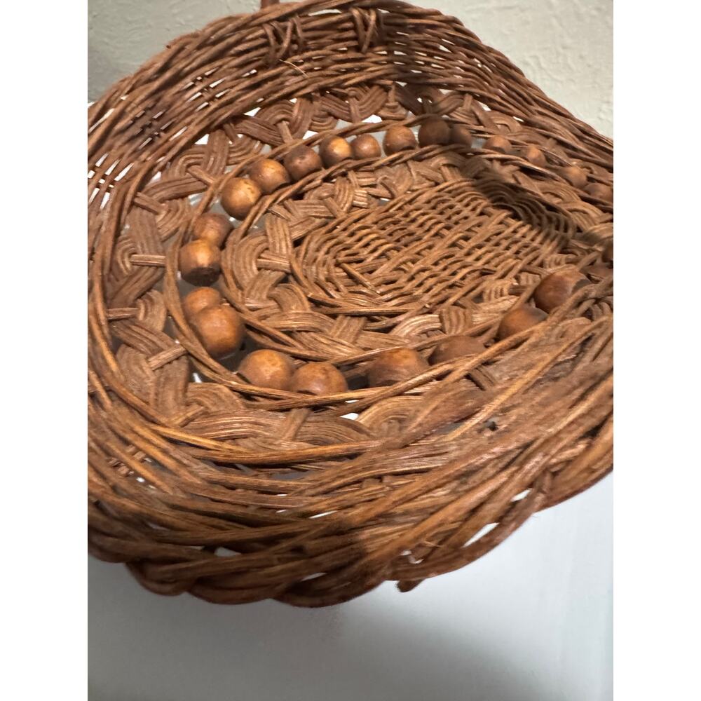 Vintage Woven Gathering Basket Phillipines - Picture 10 of 12